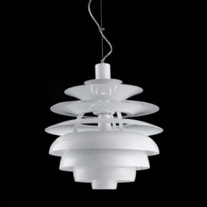 Pakabinamas šviestuvas "Lotus" (baltas)