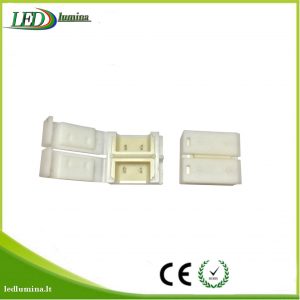 LED juostos IP65 sujungimas 10mm užspaudžiamas