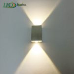 LED sieninis šviestuvas 2W šilta balta šviesa 4