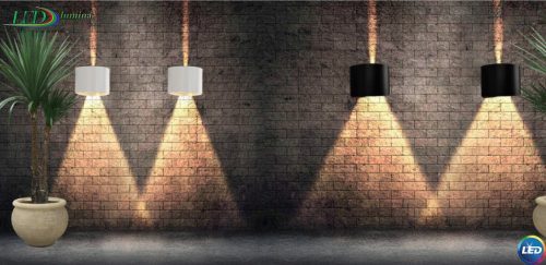 LED lauko šviestuvas atsparus vandeniui 12w IP65 Baltas