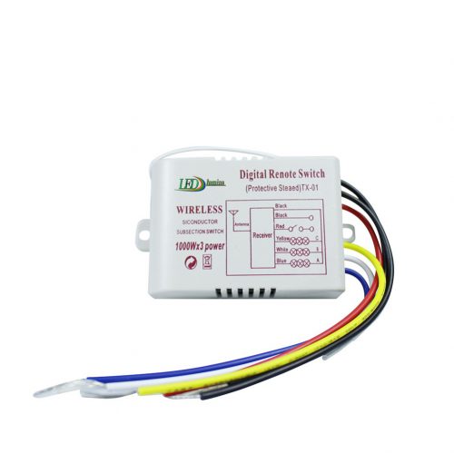 Nuotolinis valdiklis su pulteliu šviestuvams trijų zonoų 3x1000W