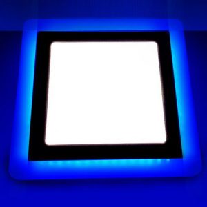 6W LED panelė keičianti spalvas kvadratinė