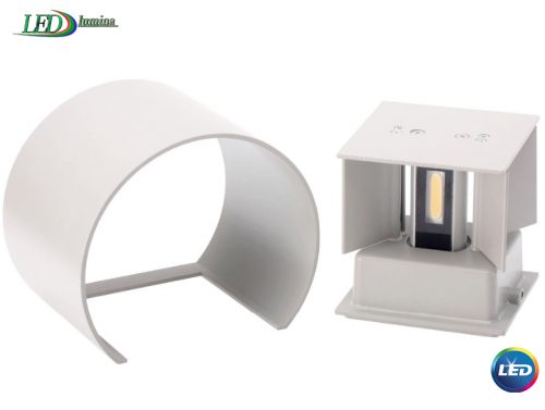 LED lauko šviestuvas atsparus vandeniui 12w IP65 Baltas