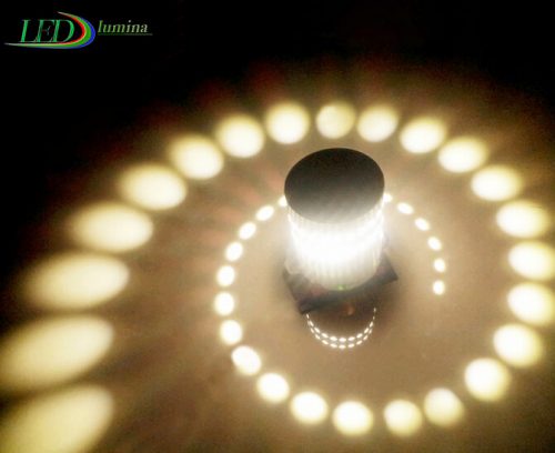 LED sieninis-lubinis šviestuvas 3D 3W šilta balta šviesa