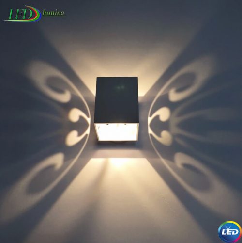 LED sieninis šviestuvas Drugelis 3W