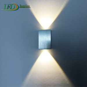 LED sieninis šviestuvas 2W šilta balta šviesa