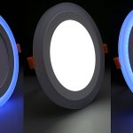 6W LED panelė keičianti spalvas apvali 2