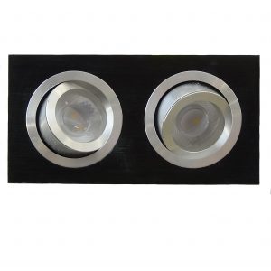 Akcentinis LED šviestuvas dvigubas "Nero"