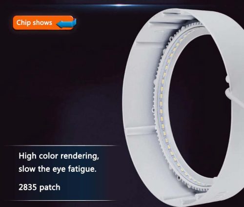 Virštinkinė LED Panelė 18W apvali 6000k (šalta balta)