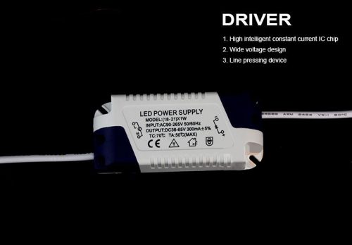 3W LED panelė apvali šalta balta šviesa