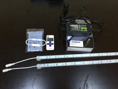 LED juostos komplektas virtuvei su pulteliu du metrai