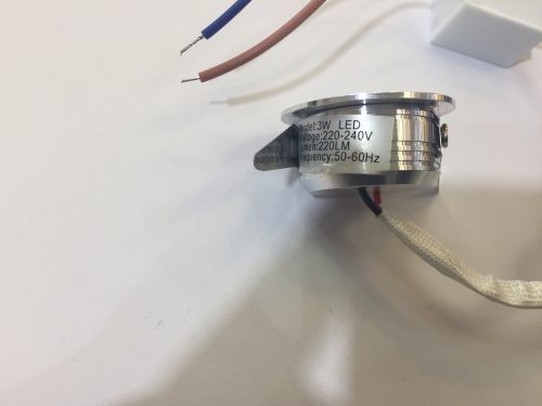 Akcentinis LED šviestuvas montuojamas siena ar baldus 3W