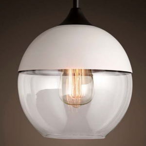 Pakabinamas šviestuvas baltas 40w