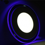 7W LED panelė su stkliniu mėlynu apvadu naturali balta šviesa 2