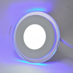7W LED panelė su stkliniu mėlynu apvadu naturali balta šviesa 5
