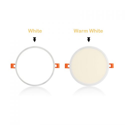 8W LED panelė apvali atspari vandeniui naturali balta šviesa