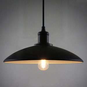 Pakabinamas šviestuvas Skandinaviško tipo "Lašelis" Juodas