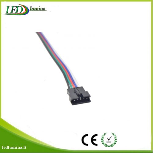Jungtis RGBW LED juostai 5 kontaktu female