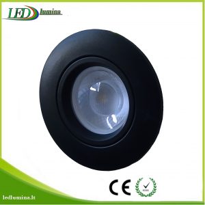 Akcentinis šviestuvas juodas "Argento black"