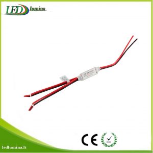 Vienspalvės LED juostos stiprintuvas 12A