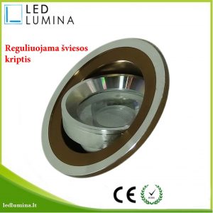 Akcentinis LED šviestuvas rudas "Doro brown"