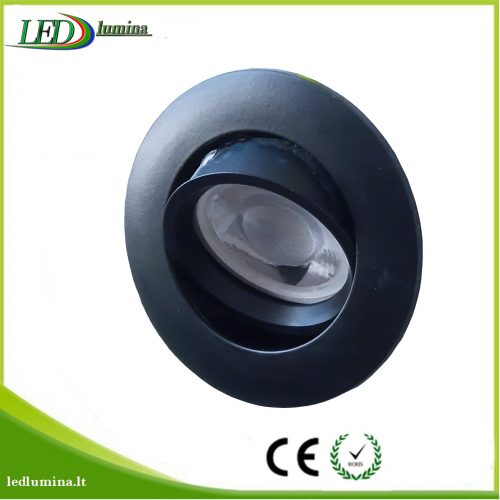 Akcentinis šviestuvas juodas "Argento black"