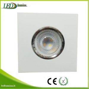 Akcentinis LED šviestuvas juodas baltas