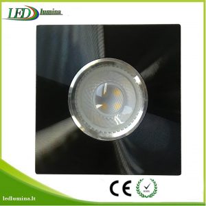 Akcentinis LED šviestuvas juodas "Doro"