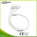 Jungtis šakotuvas RGBW LED juostai 1x3 su 5 Pin jungtim