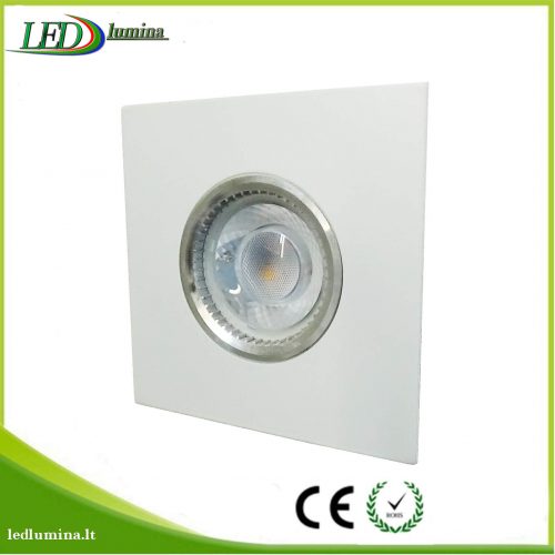 Akcentinis LED šviestuvas juodas baltas