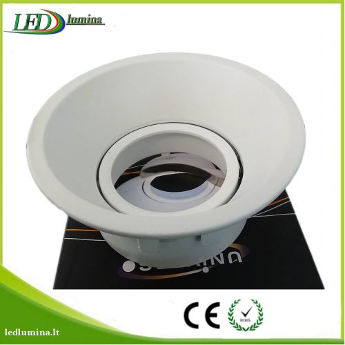 Akcentinis LED šviestuvas baltas reguliuojama šviesos kriptis