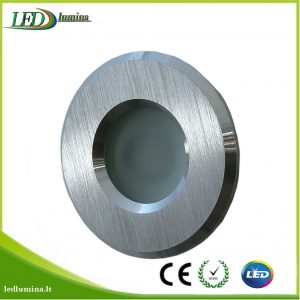 Akcentinis LED šviestuvas "Doro IP44" sidabrinis