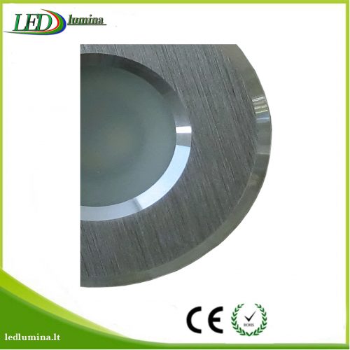 Akcentinis LED šviestuvas "Doro IP44" sidabrinis