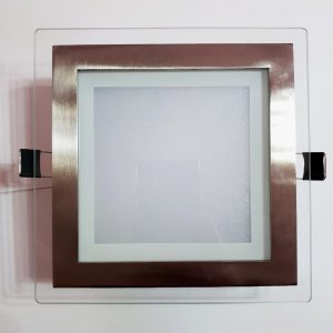 6W 3000K LED panelė su metaliniu rėmeliu Šilta balta šviesa