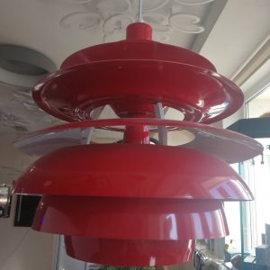 Pakabinamas šviestuvas "Lotus" (raudonas)