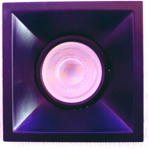 Akcentinis šviestuvas juodos spalvos