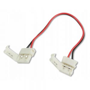 10mm 2-kontaktų Jungtis vienspalvei LED juostai užspaudžiama