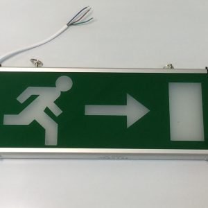 Evakuacinis avarinis LED ženklas su baterija 3W