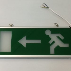 Evakuacinis avarinis LED ženklas su baterija 3W