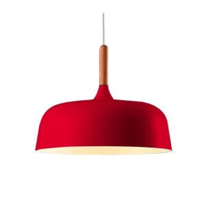 Pakabinamas šviestuvas Skandinaviško tipo Raudonas
