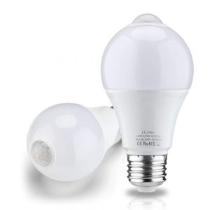 8.8W 4000K LED lemputė su judesio davikliu E27