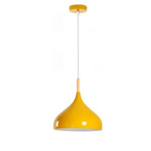 Pakabinamas šviestuvas Skandinaviško tipo Geltonas