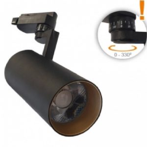 30W 6000K LED Akcentinis šviestuvas Juodas