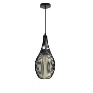 Pakabinamas šviestuvas Juodas E27