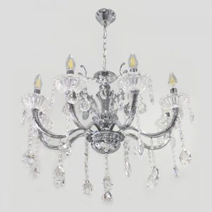 E14 Krištolinis šviestuvas 6 lempučių