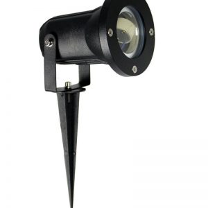GU10 IP65 įsmeigiamas juodas šviestuvas