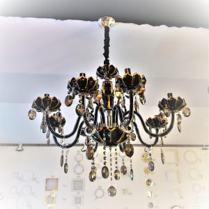 8 dalių E14 Pakabinamas krištolinis šviestuvas