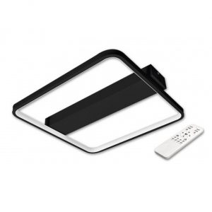 40W LED šviestuvas su nuotolinu valdymu 42x40x6cm Juodas