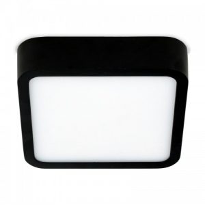 12W 4000K Virštinkinė Juoda LED Panelė Kvadratinė Natūrali šviesa