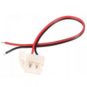 2 kontaktų Jungtis 8mm LED juostai su laidu Užspaudžiama